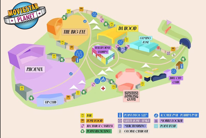 Plan du Festival